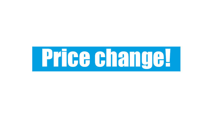 Price change!