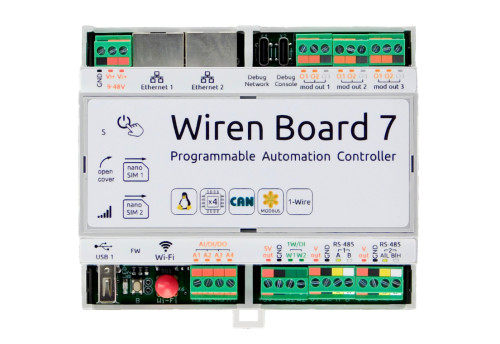 Обновленный контроллер Wiren Board 7.4