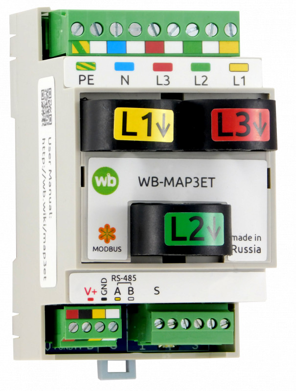 Новая модель счётчика электроэнергии — WB-MAP3ET 