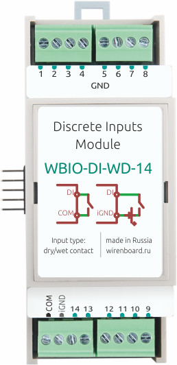 The new WBIO-DI-WD-14 module