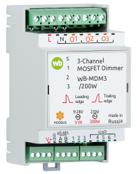 The new three-channel dimmer WB-MDM3 is 