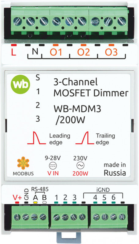 200W and 400W versions of WB-MDM3 dimmer are discontinued