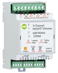  The new three-channel dimmer WB-MDM3 is on stock