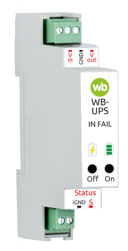 Модуль бесперебойного питания WB-UPS доступен для покупки