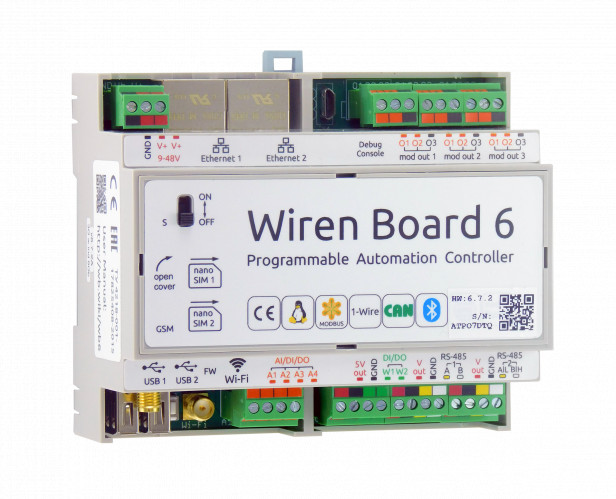  Updated controller Wiren Board 6.7
