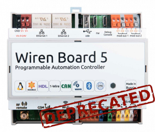 Wiren Board 5 is deprecated