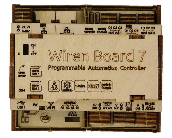 Wiren Board 7 wood