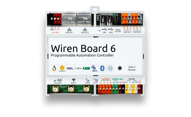 Новый контроллер Wiren Board 6: статья на Хабрахабре и старт продаж
