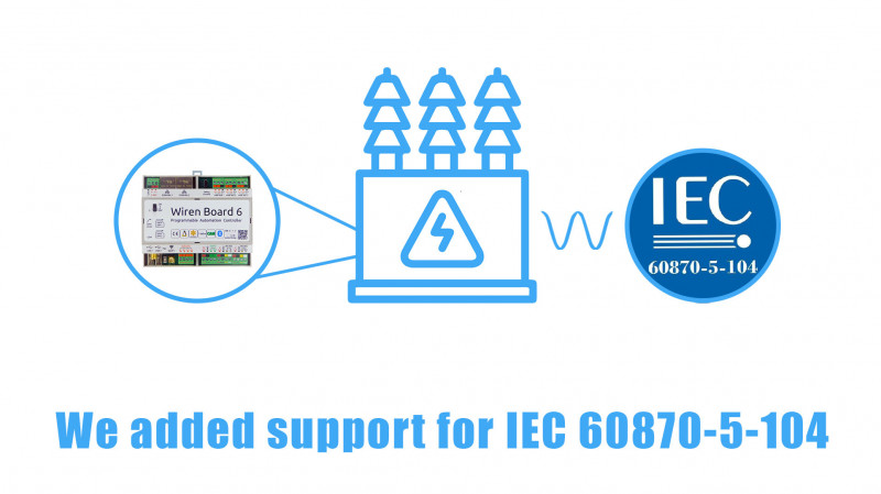 Support for IEC 60870-5-104