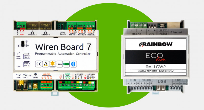 ECOdim DALI GW2 is supported in Wiren Board controllers
