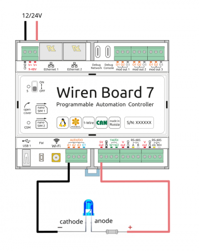 Контроллер Wiren Board 7. Wiren Board 7 чертеж. Led светодиод connect. Wiren Board 7 схема подключения проводов.