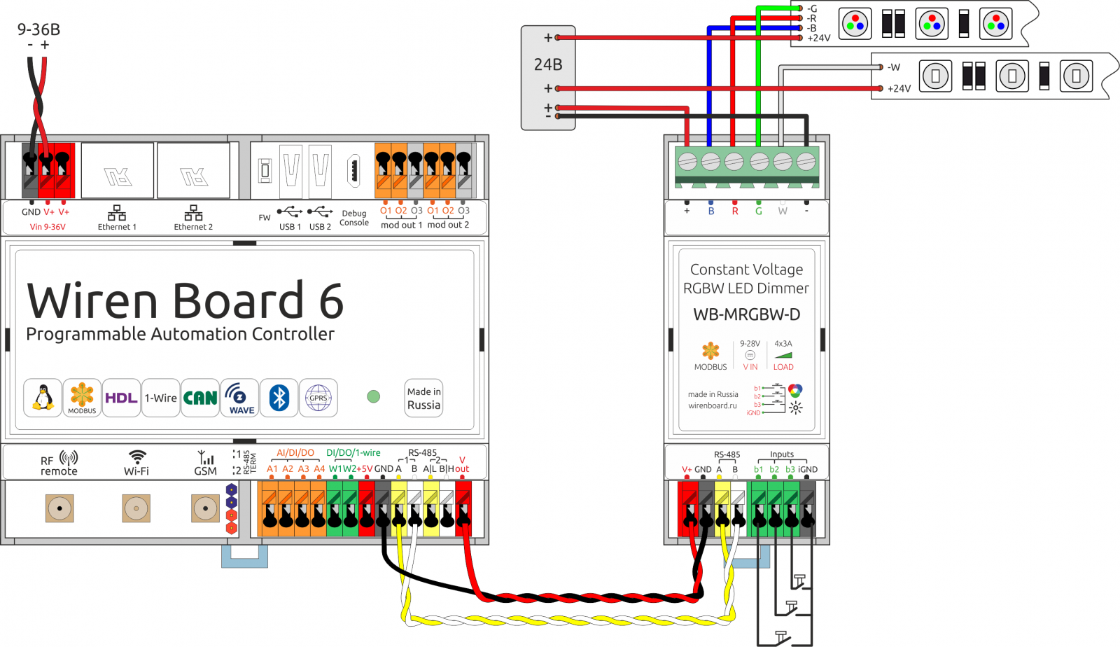 Wiren board 6. Контроллер Wiren Board. Wiren Board реле. Wiren Board 7 схема подключения. WB-mr6c v.2 схема подключения.