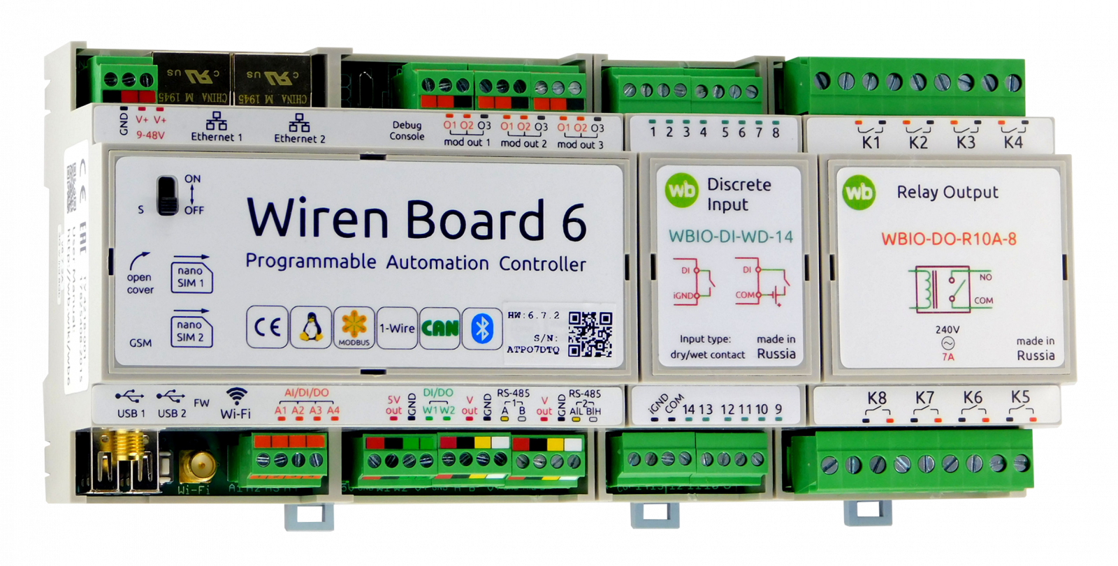 Контроллер Wiren Board. Контроллер Wiren Board 7. Wiren Board реле. Щит на Wiren Board.