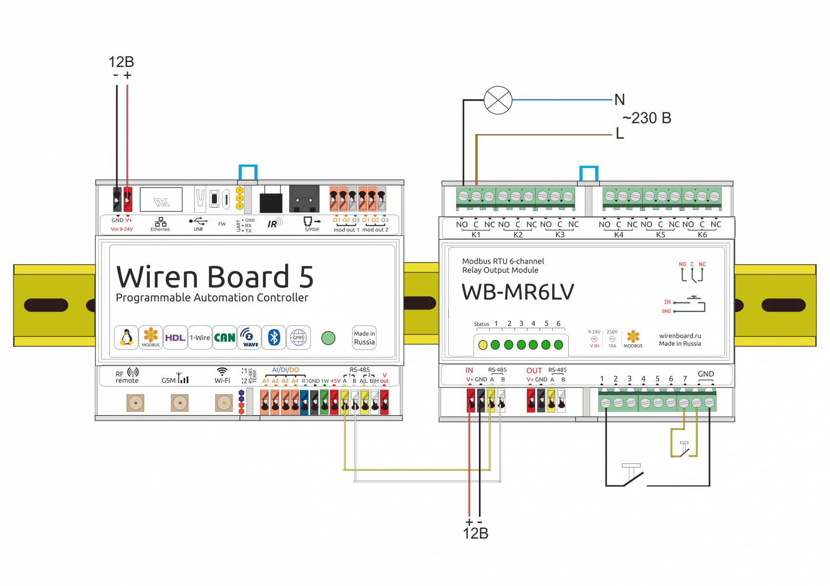 WB-MR3xV and WB-MR6xV Modbus Relay Modules - Wiren Board