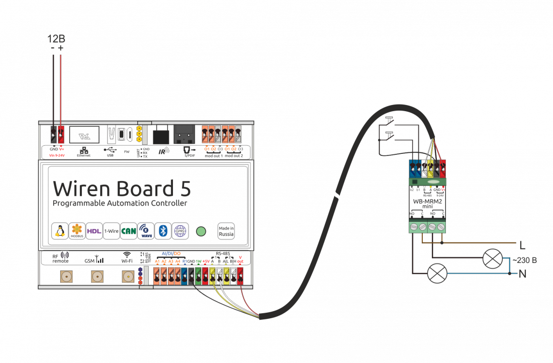 Контроллер RS 485 Modbus. Контроллер Wiren Board. Контроллер Wiren Board 7. Wiren Board 7 схема подключения.